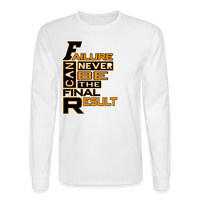 FINAL RESULT Men's Long Sleeve T-Shirt - white