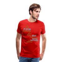 Aim For Success Men's Premium T-Shirt - red