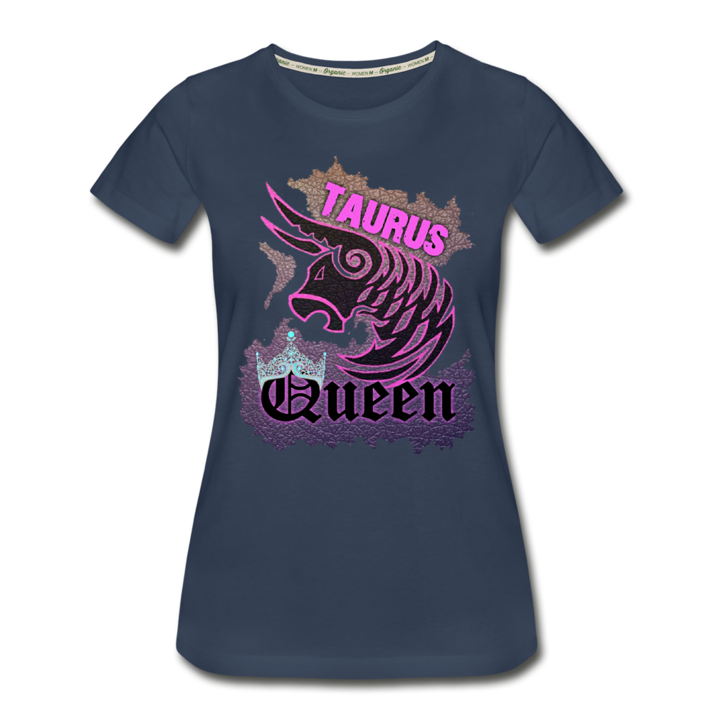 Taurus Queen Women’s Premium Organic T-Shirt - navy