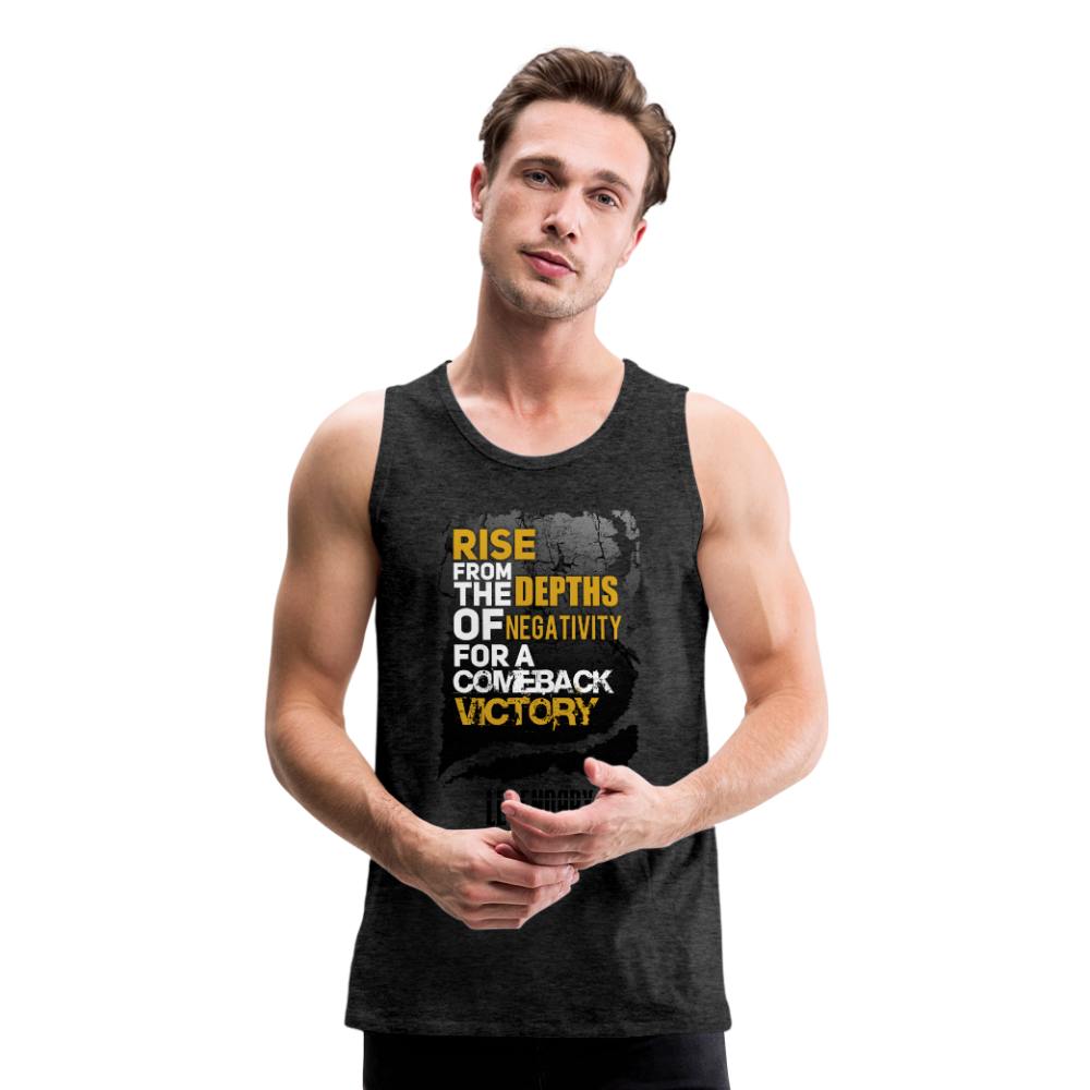 Comeback Victory Men’s Premium Tank - charcoal gray