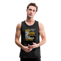 Comeback Victory Men’s Premium Tank - charcoal gray