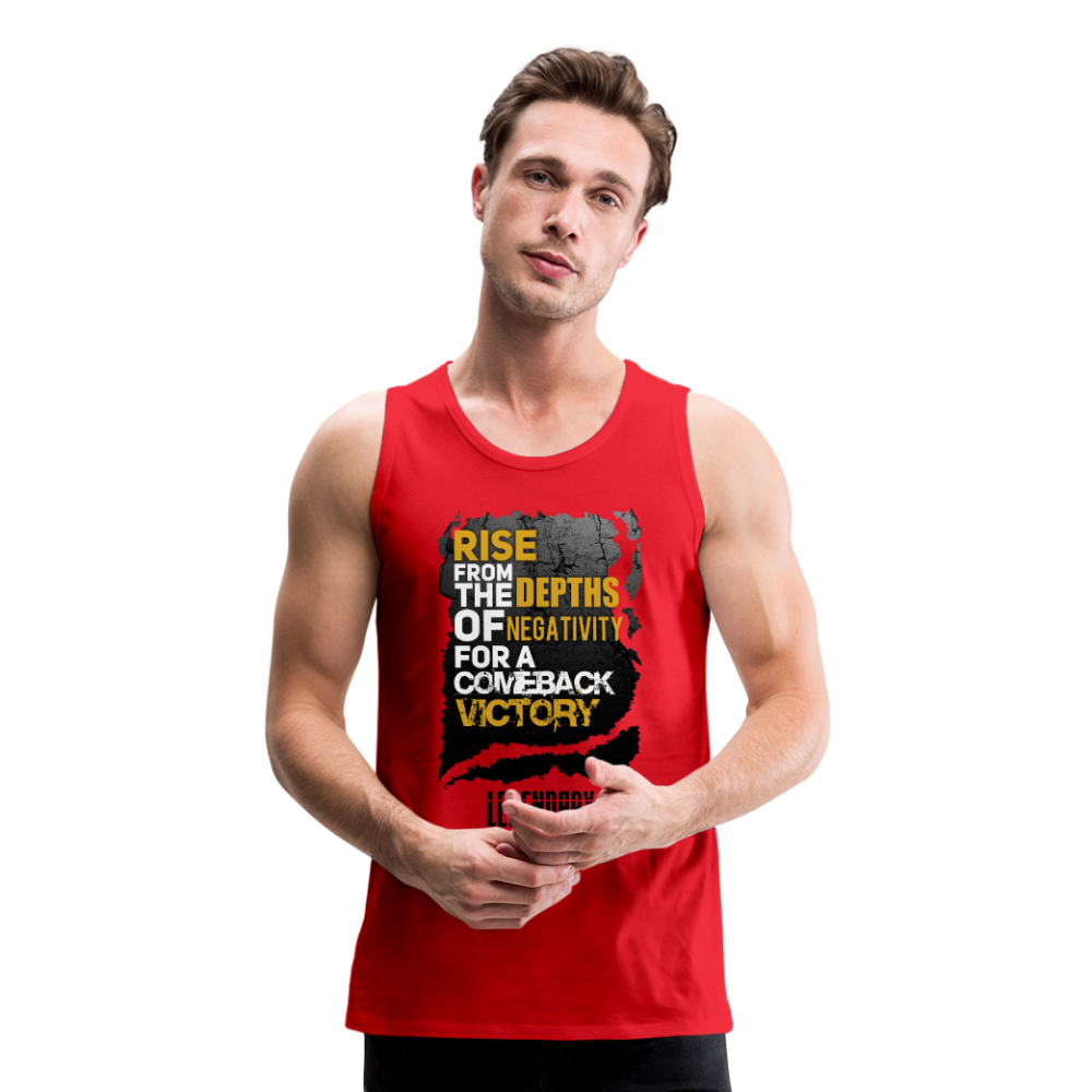 Comeback Victory Men’s Premium Tank - red