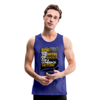 Comeback Victory Men’s Premium Tank - royal blue