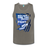 "BEEN THERE DONE THAT" Men’s Premium Tank - asphalt gray