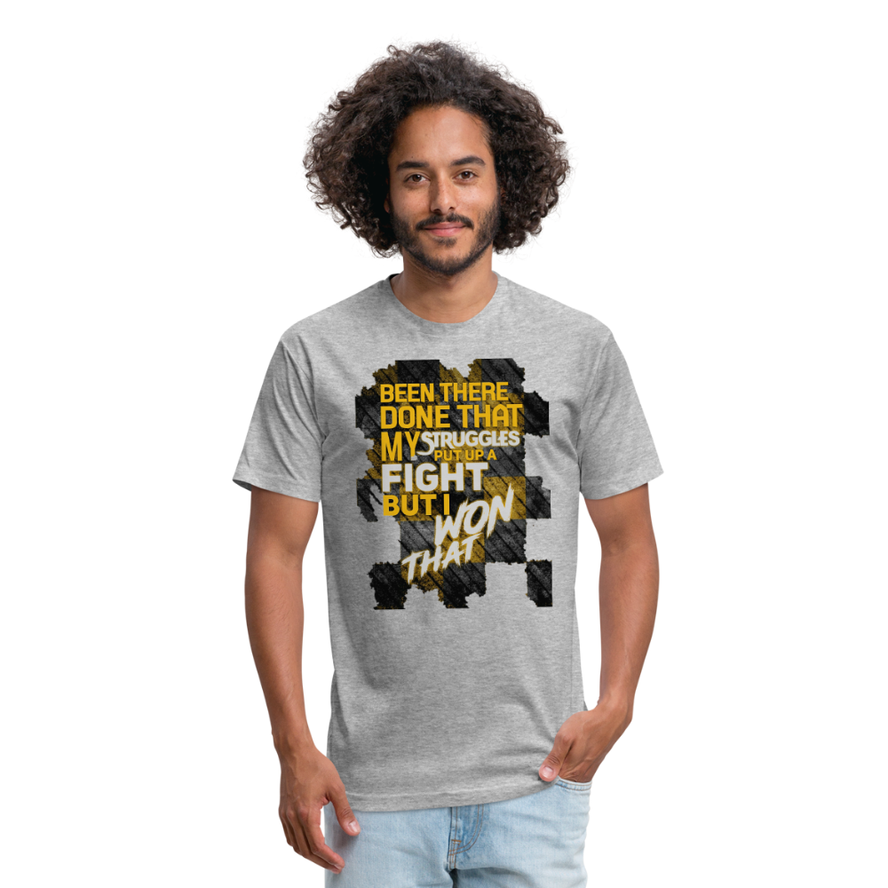 "BEEN THERE DONE THAT" T-Shirt by Next Level - heather gray