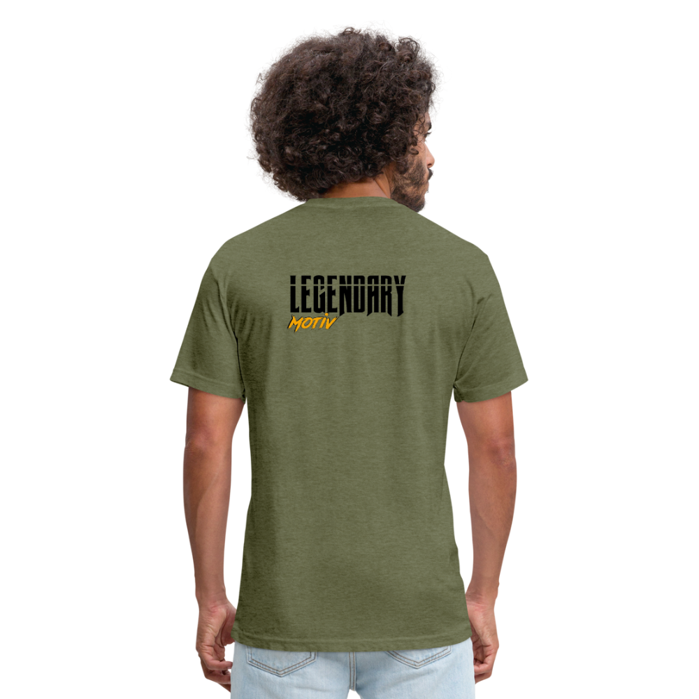 "BEEN THERE DONE THAT" T-Shirt by Next Level - heather military green