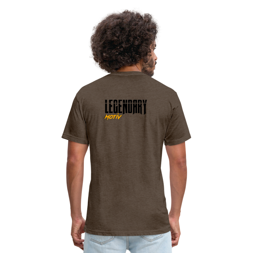 "BEEN THERE DONE THAT" T-Shirt by Next Level - heather espresso