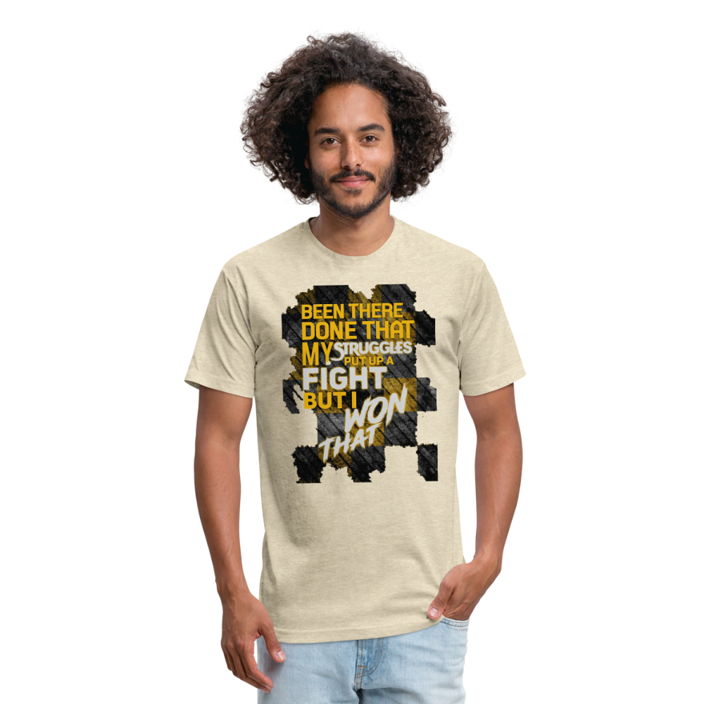 "BEEN THERE DONE THAT" T-Shirt by Next Level - heather cream