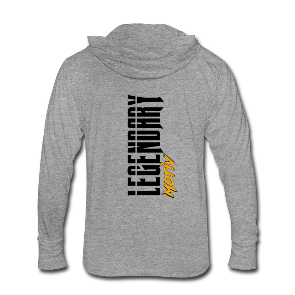 "COMEBACK VICTORY" Tri-Blend Hoodie Shirt - heather gray