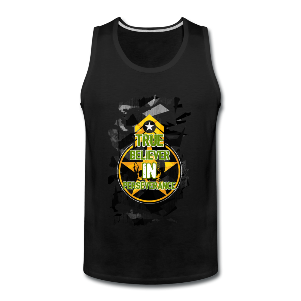 "TRUE BELIEVER" Men’s Premium Tank - black