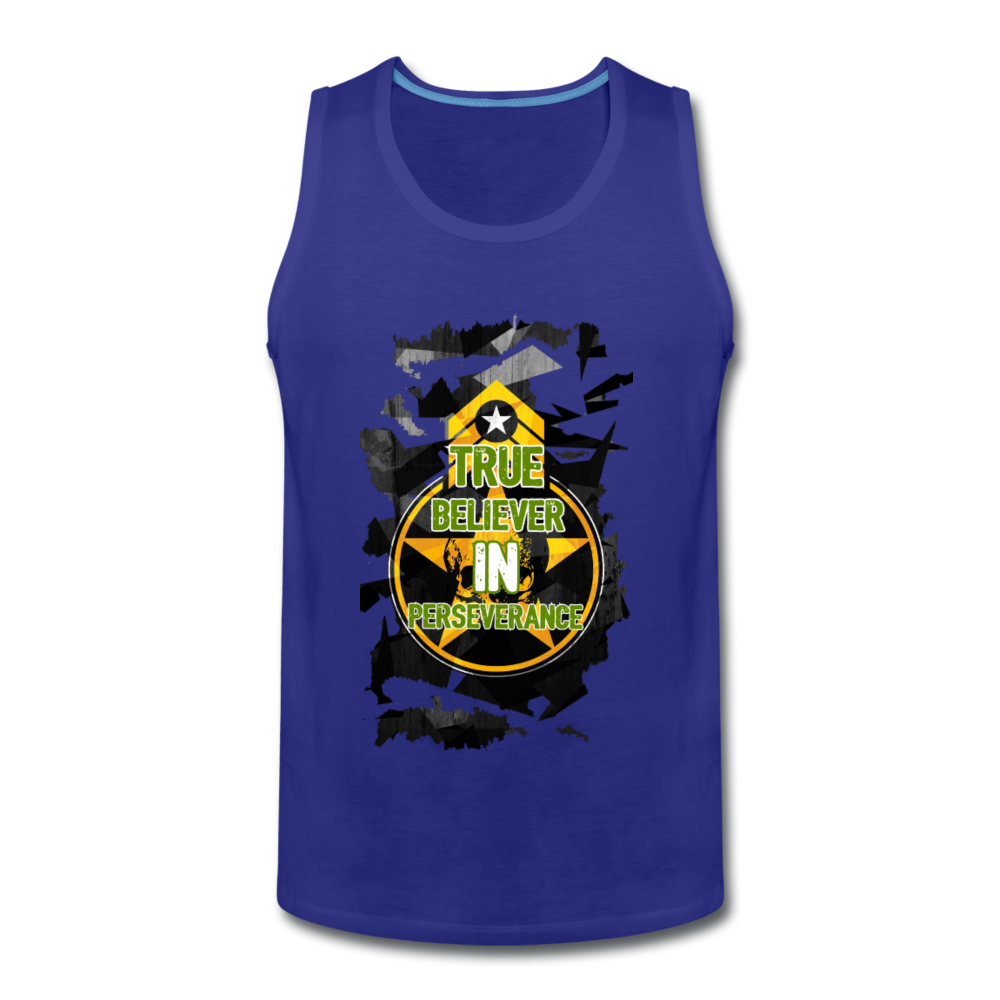 "TRUE BELIEVER" Men’s Premium Tank - royal blue