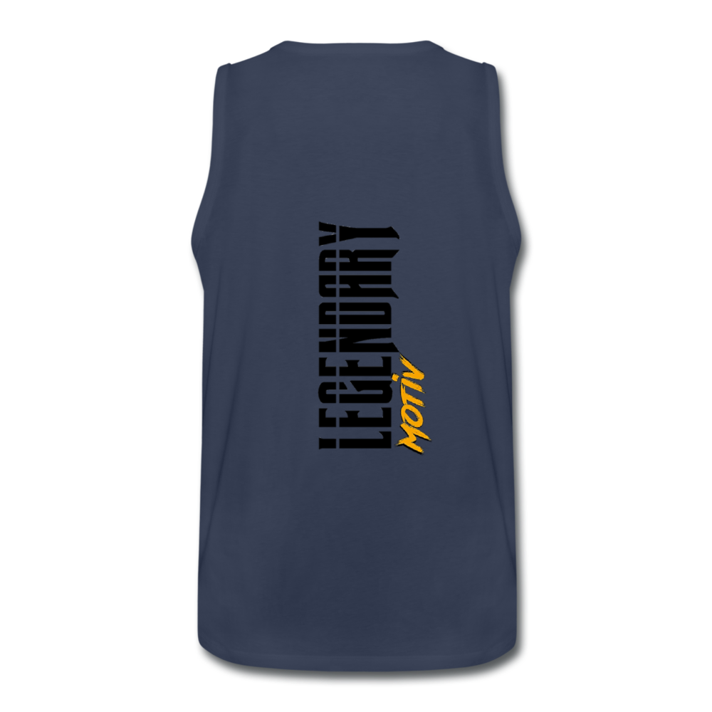 "TRUE BELIEVER" Men’s Premium Tank - navy