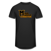 Mind Muscle Connection Long Body Urban Tee - black